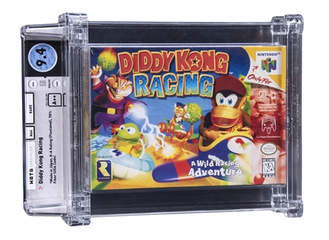 1997 N64 Nintendo (USA) "Diddy Kong Racing" Sealed Video Game - WATA 9.4/A++